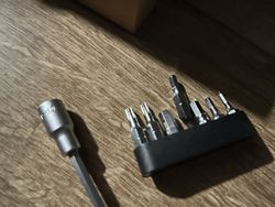 Momentový klíč na kolo, horské kolo, s bity, 0-12 Nm, canyon