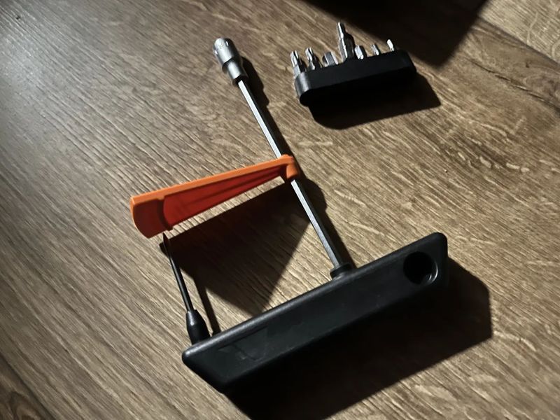 Momentový klíč na kolo, horské kolo, s bity, 0-12 Nm, canyon