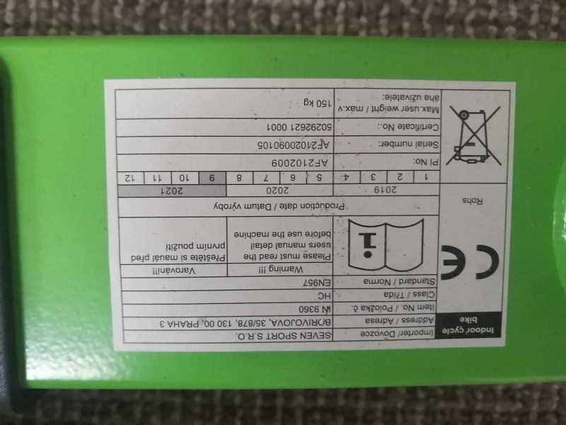 cyklotrenažér Insportline AIRIN