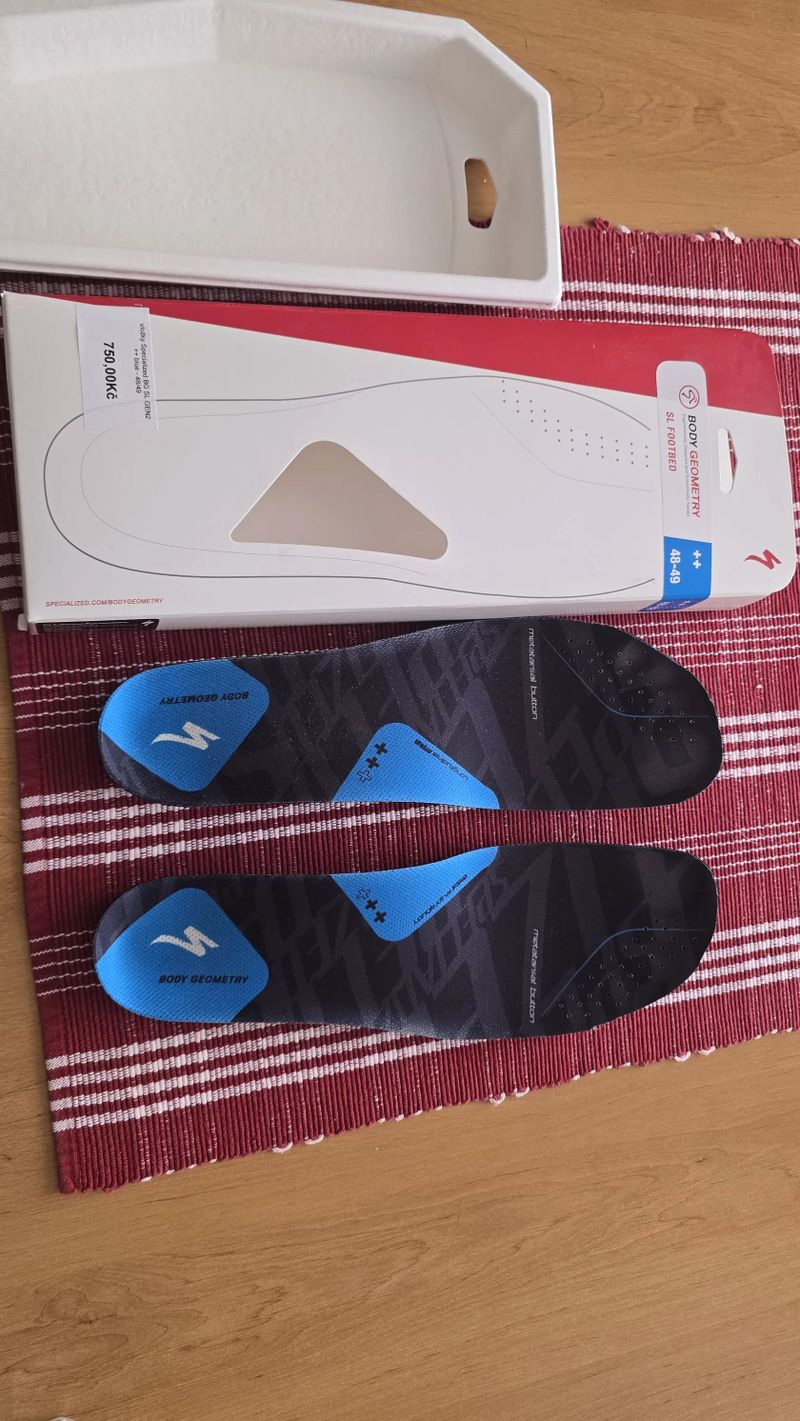 Specialized vlozky do treter