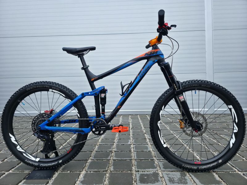 KTM Lycan LT 271 27,5″ velikost L / SRAM GX Eagle / Hope Tech 3 V4 / Karbonové kola KTM Enduro