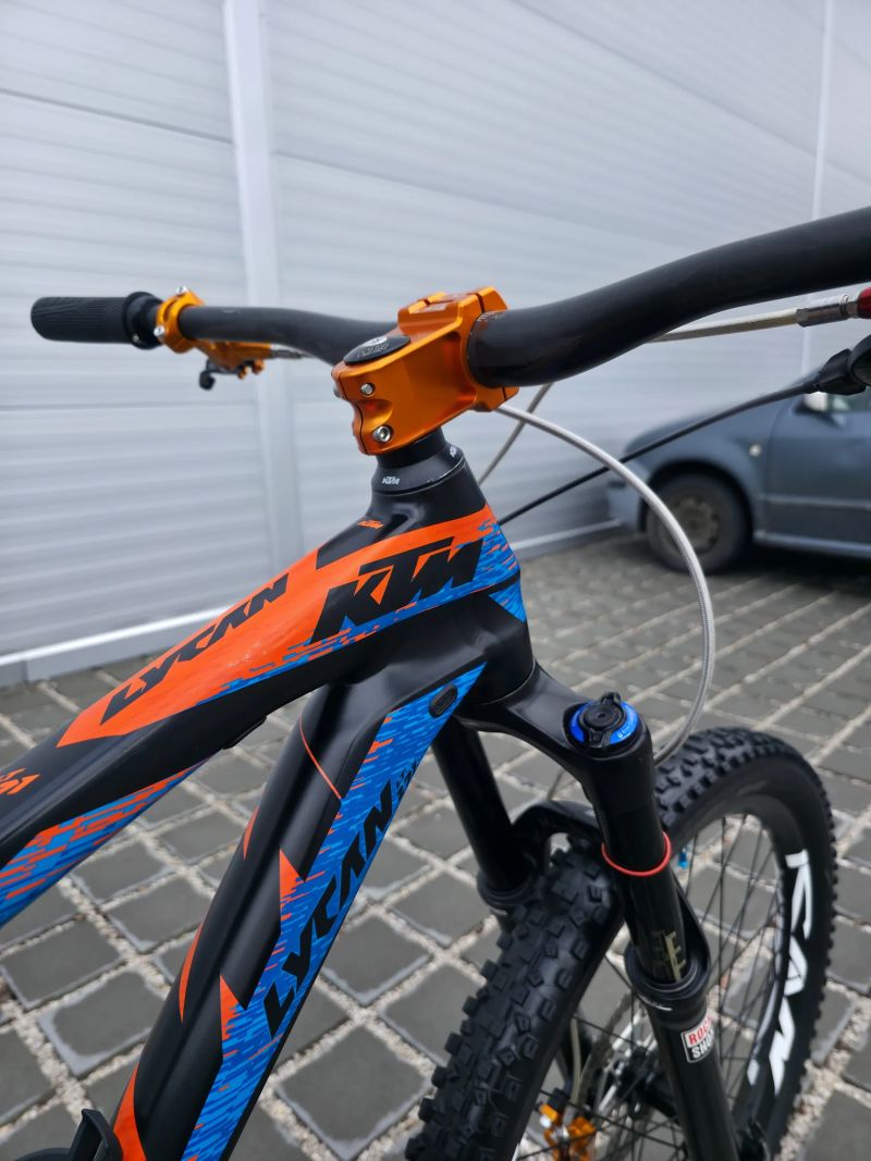 KTM Lycan LT 271 27,5″ velikost L / SRAM GX Eagle / Hope Tech 3 V4 / Karbonové kola KTM Enduro