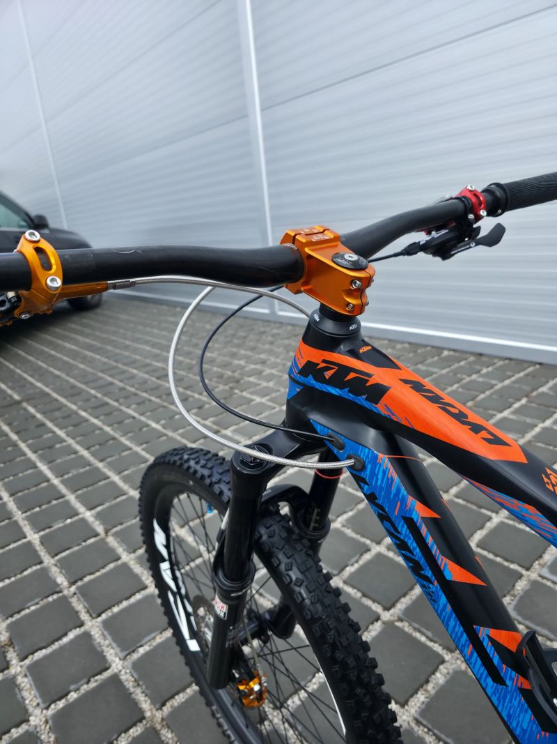 KTM Lycan LT 271 27,5″ velikost L / SRAM GX Eagle / Hope Tech 3 V4 / Karbonové kola KTM Enduro