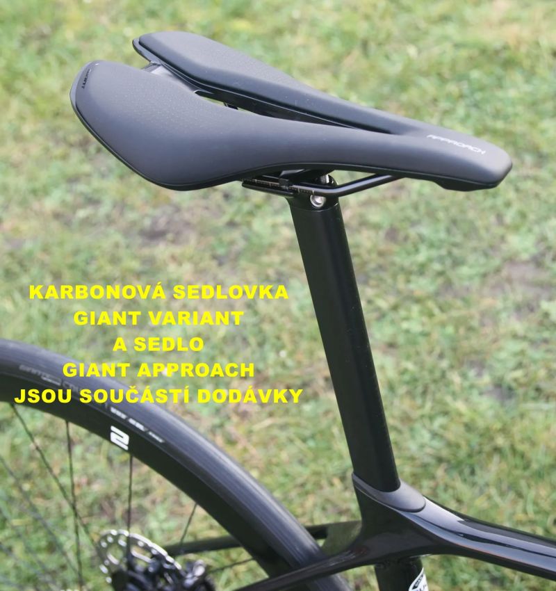 GIANT TCR Advanced Carbon/White – rámová sada pro lehké závodní kolo - NOVÁ