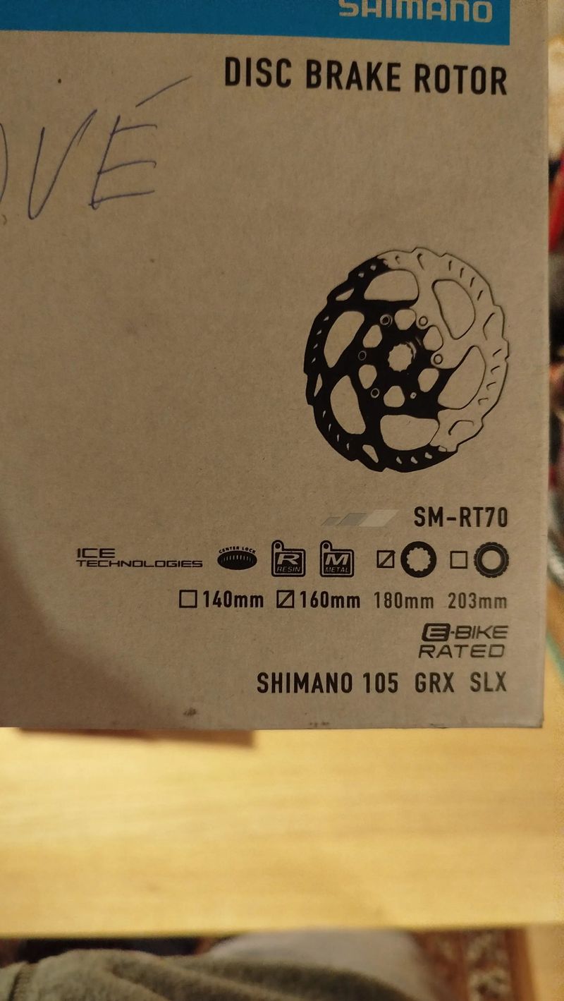 Prodám Nové Kotouče Shimano Slx 160mm (Centr lock)