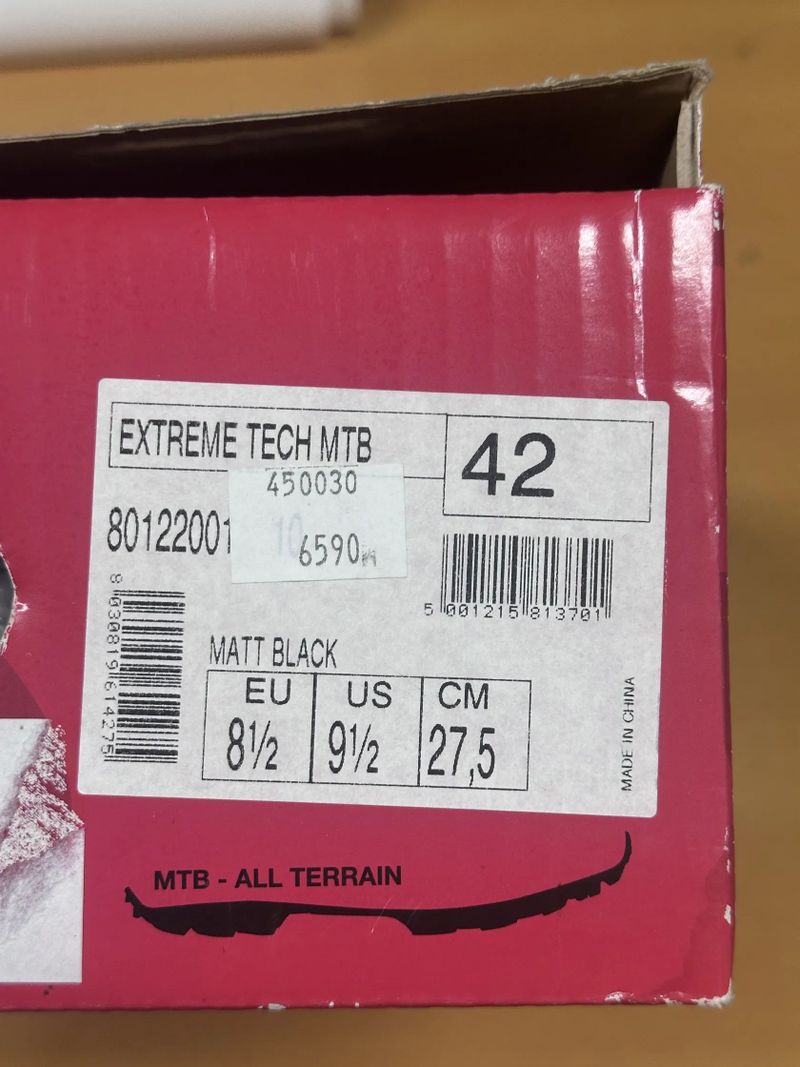 Nové Tretry Northwave Extreme Tech MTB velikost 42 