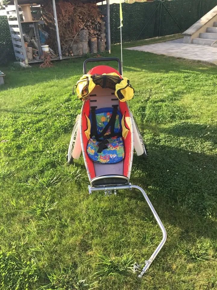 Vozík za kolo pro děti