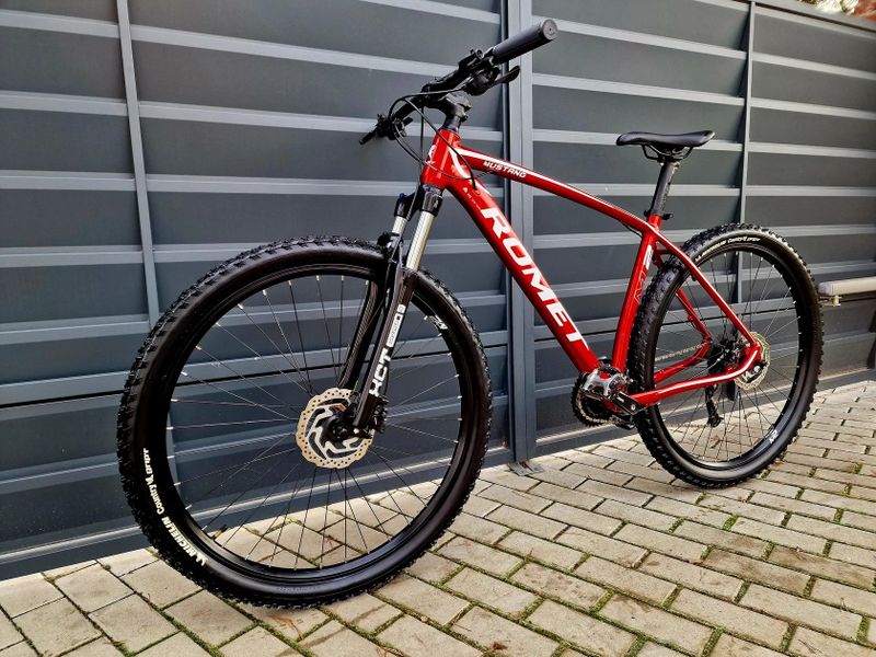 (27)Horské hliníkové kolo Romet 29" Zánovní