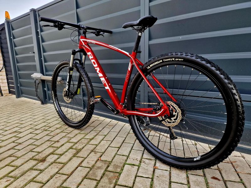 (27)Horské hliníkové kolo Romet 29" Zánovní