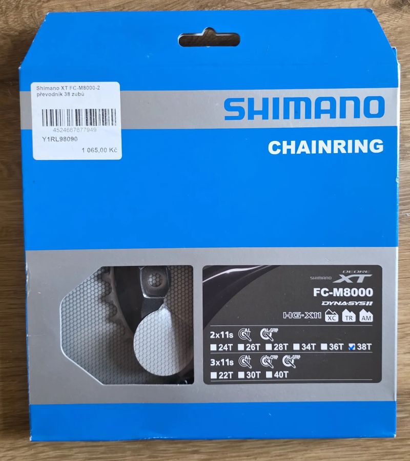 Shimano Deore XT 11s převodníky a kazete
