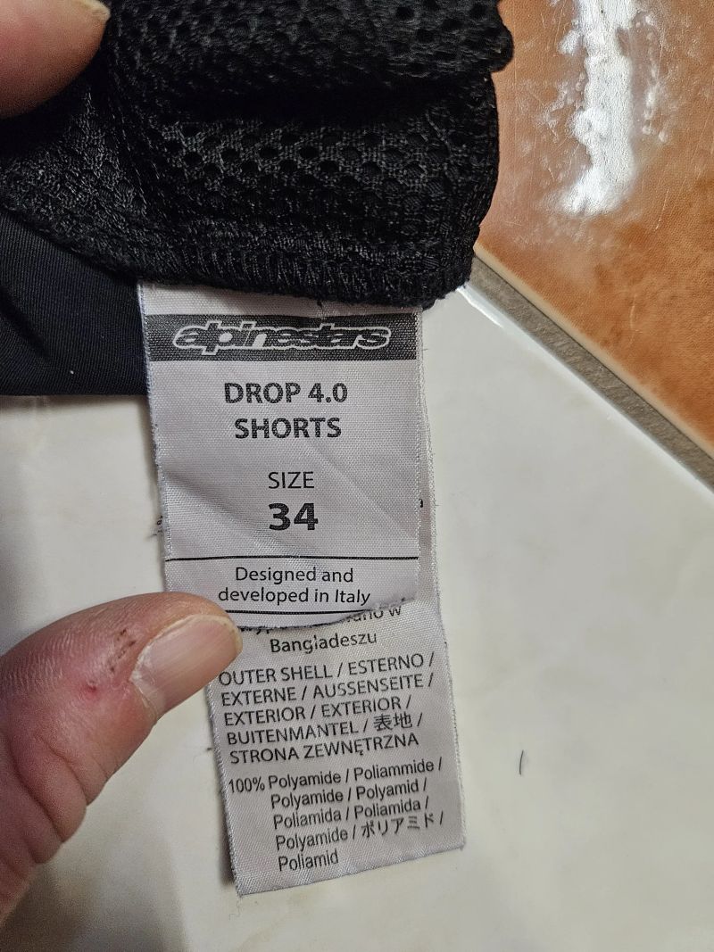 Cyklistické Kraťasy Alpinestars velikost 34