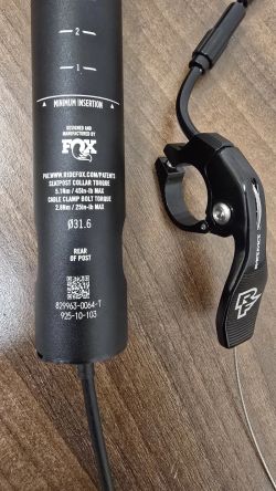 Sedlovka FOX SL 31,6 400/100mm