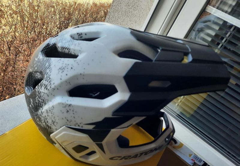 Helma Cratoni C-Maniac 2.0 MX - White/Black Matt, vel. L/XL (58-61cm)