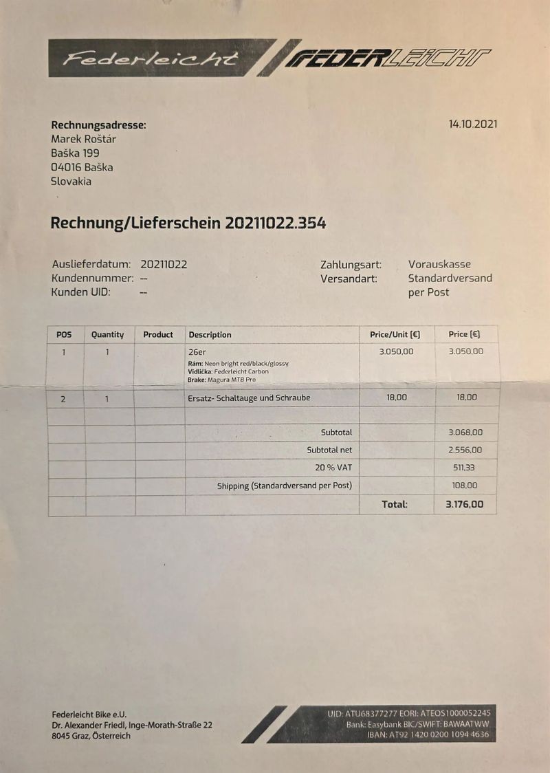 Bicykel - Federleicht 26er