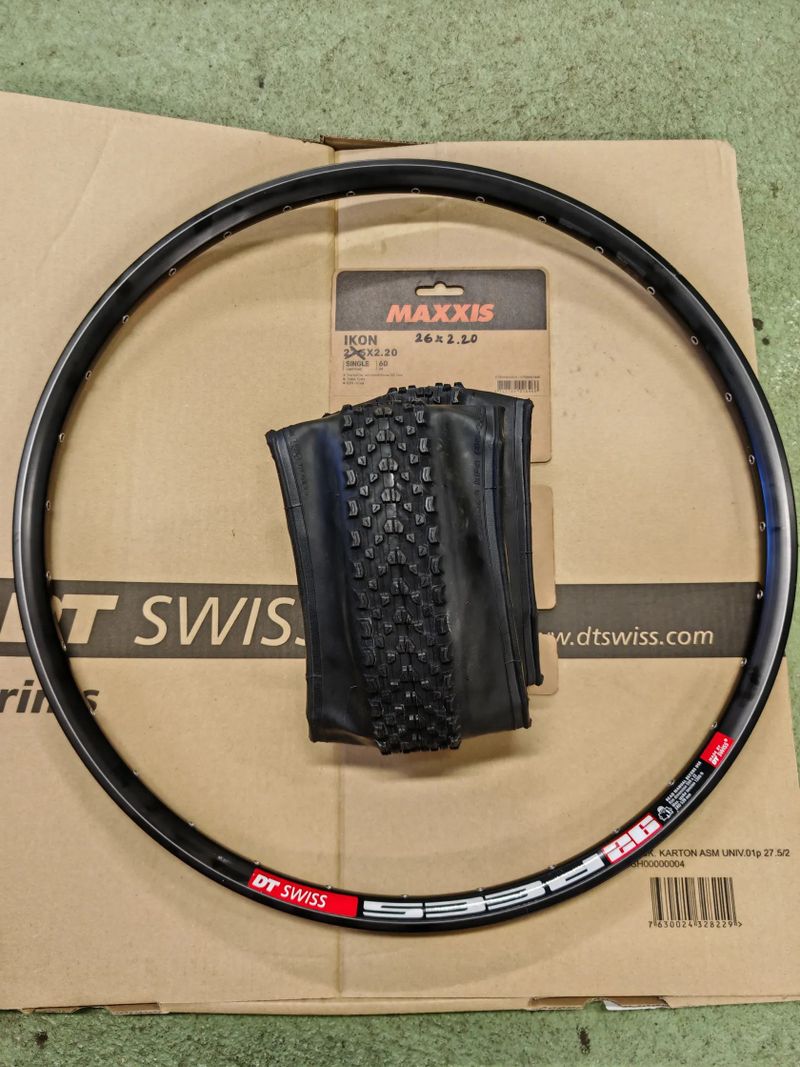 DT Swiss 533 26" + plášť kevlar 