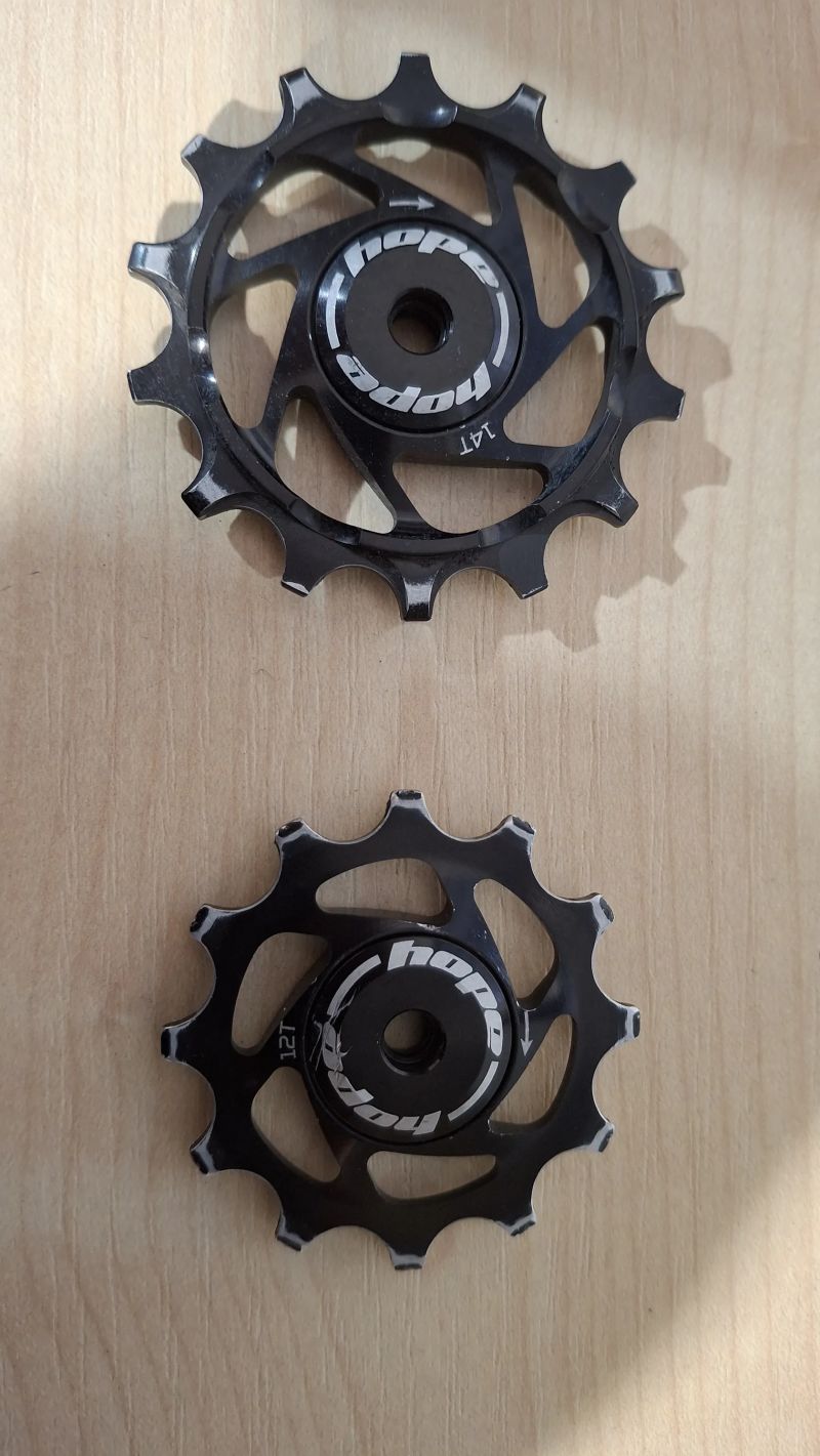 Kladky Hope pro Sram AXS 14T/12T