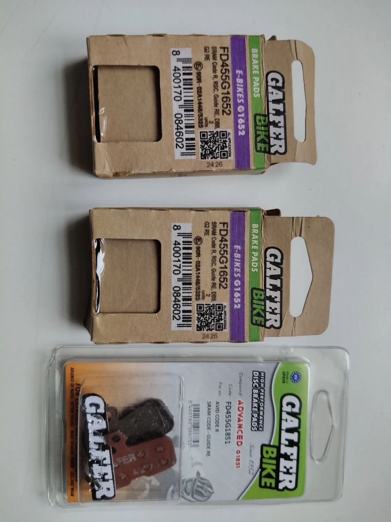 Brzdy, kotouče, destičky GALFER, Air Spring, WTB pneu