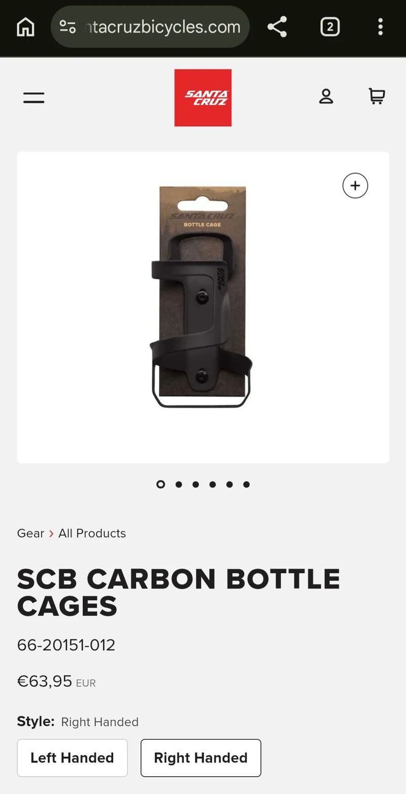 Santa Cruz Riser Carbon - nové 