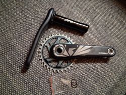 Nové kliky Sram GX Carbon 165 mm