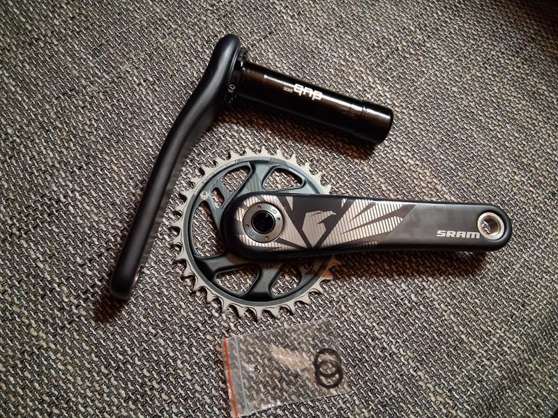 Nové kliky Sram GX Carbon 165 mm