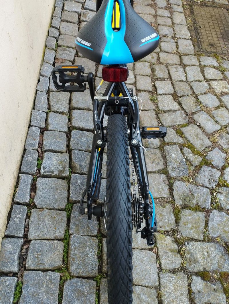 dětské horské MTB kolo Rock Machine Surge 20 pro výšku 115-135cm; po servisu + dárek