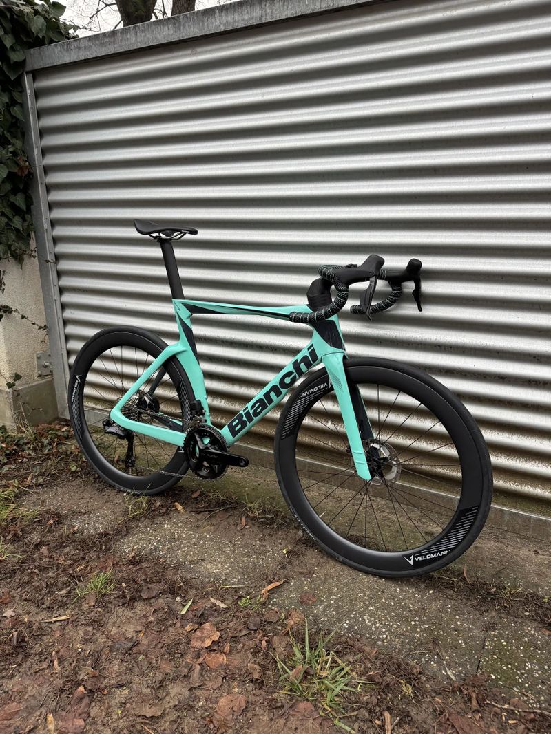 Bianchi Oltre - Shimano Di2 2x12, ZÁNOVNÍ STAV, WATTMETR
