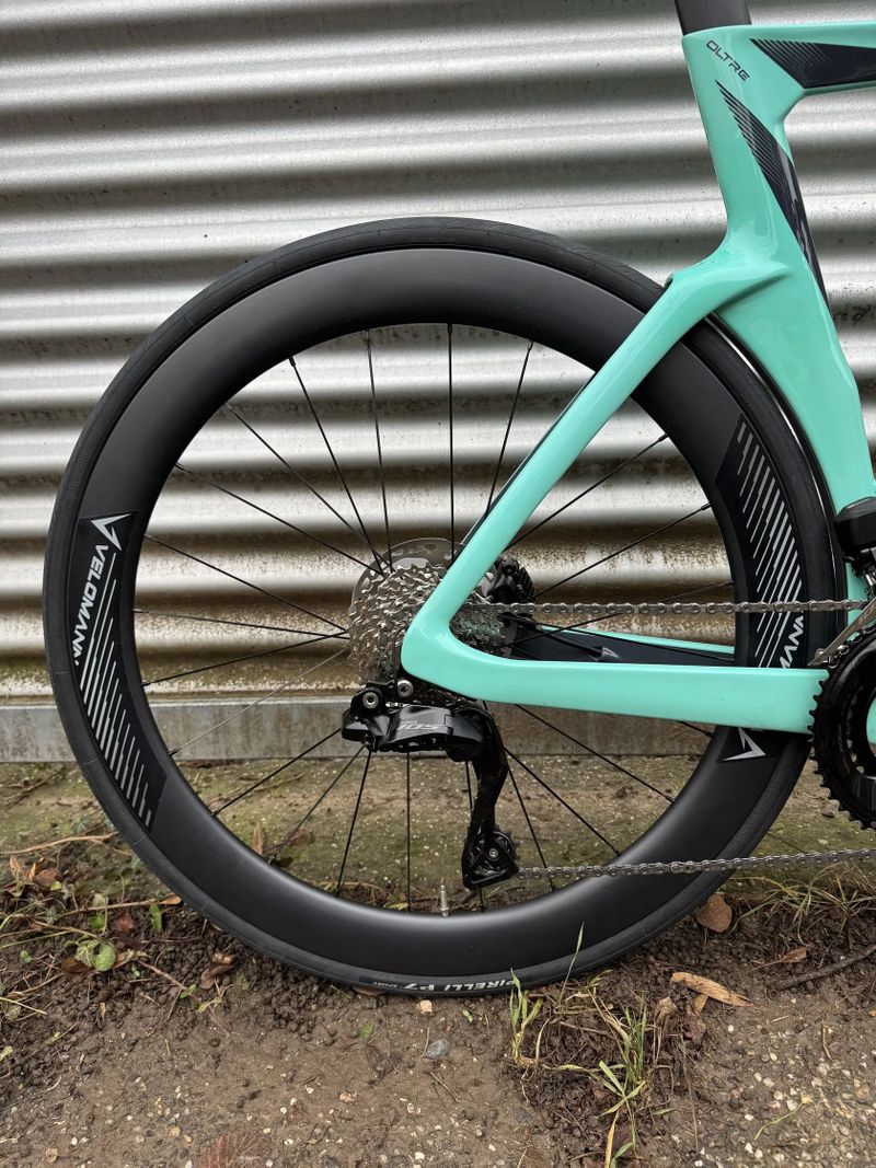 Bianchi Oltre - Shimano Di2 2x12, ZÁNOVNÍ STAV, WATTMETR