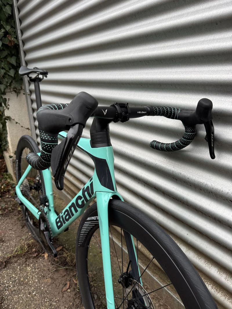 Bianchi Oltre - Shimano Di2 2x12, ZÁNOVNÍ STAV, WATTMETR