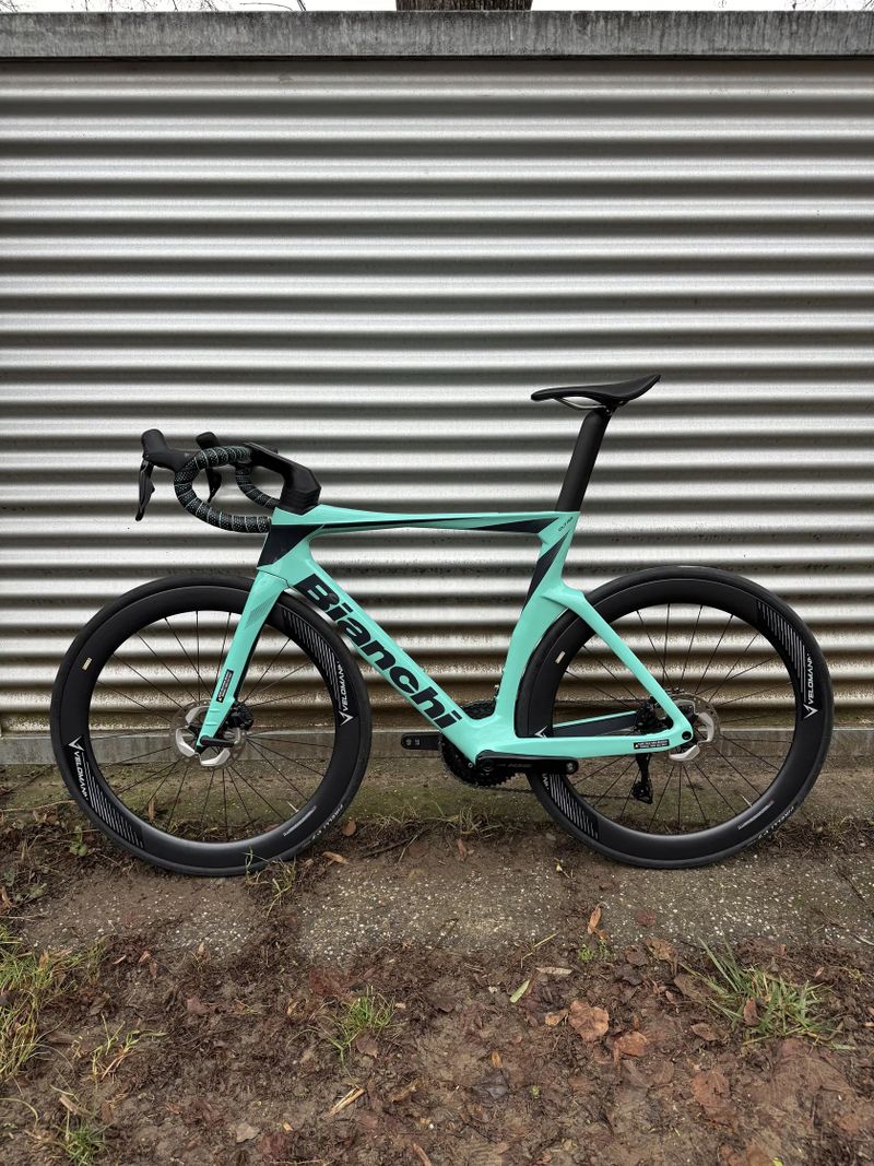 Bianchi Oltre - Shimano Di2 2x12, ZÁNOVNÍ STAV, WATTMETR