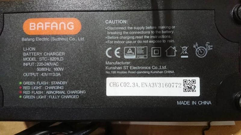 NOVÁ rychlo nabíječka Bafang pro elektrokola