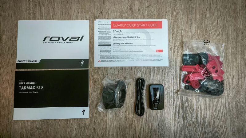 Specialized Tarmac SL8 Expert Rival eTAP AXS 2x12 Roval C38 Power Meter Quarq vel. 52