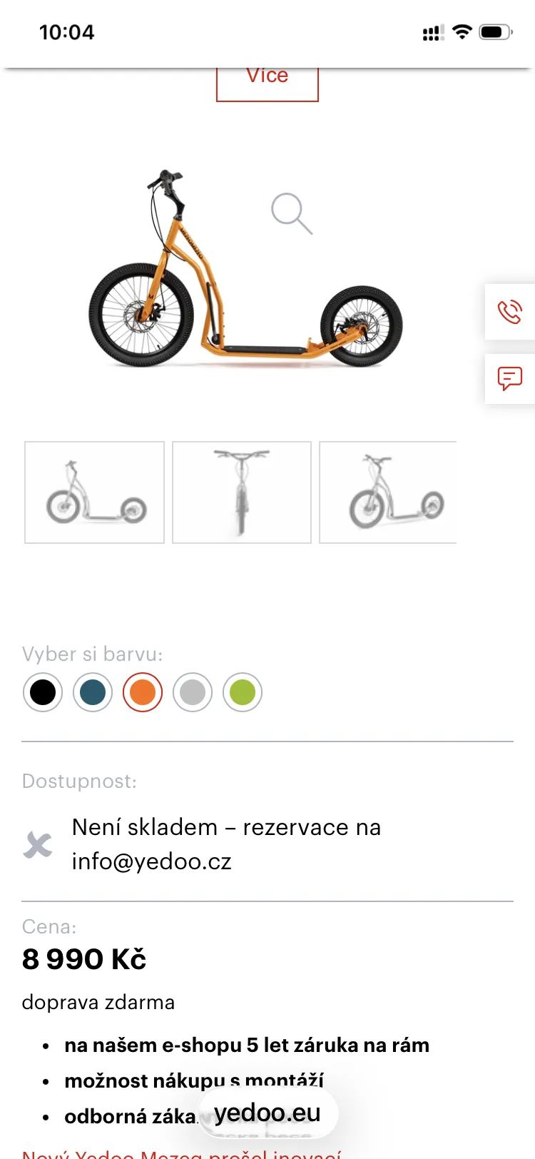 Yedoo/mezeq PC 8990 ted 3000! nejezdena