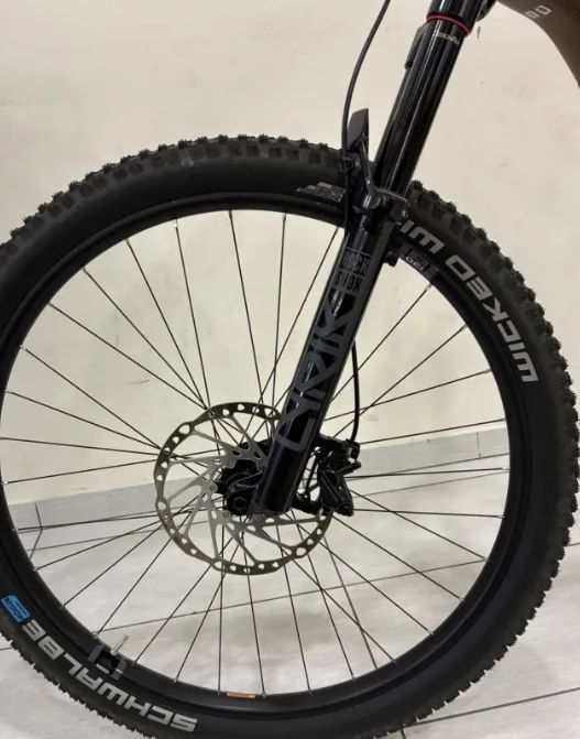 Haibike Lyke CF 10 High leather/orange -glose vel. L