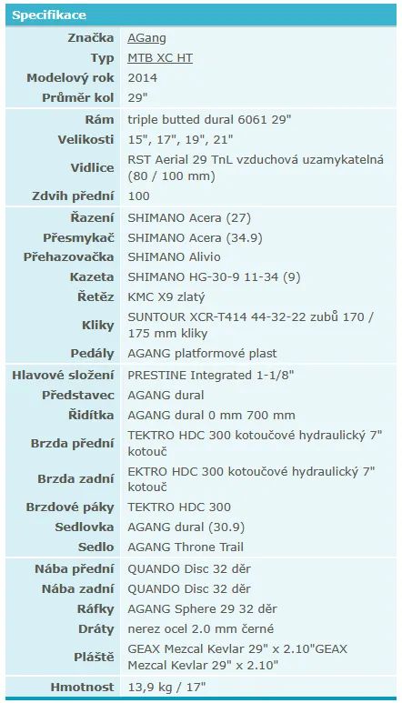 AGang Gangsta 6.29 (vzduchová vidlice!)