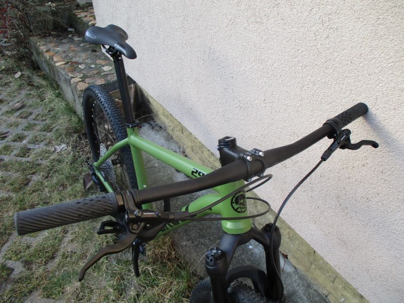 Nové lehké 29" kolo RB CR 19", vidlice Manitou Machete air, Shimano Deore 1x12, BOOST pevné osy