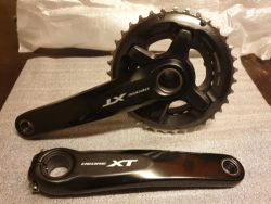 Kliky Shimano M8000, 36 x 26 zubu