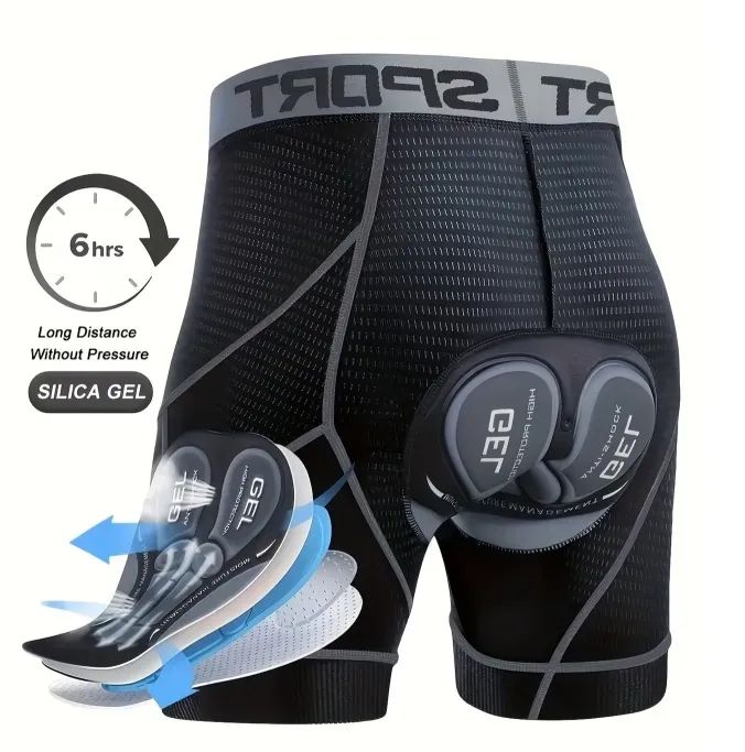 Nové Pánské cyklistické kraťasy spodní, velikost S