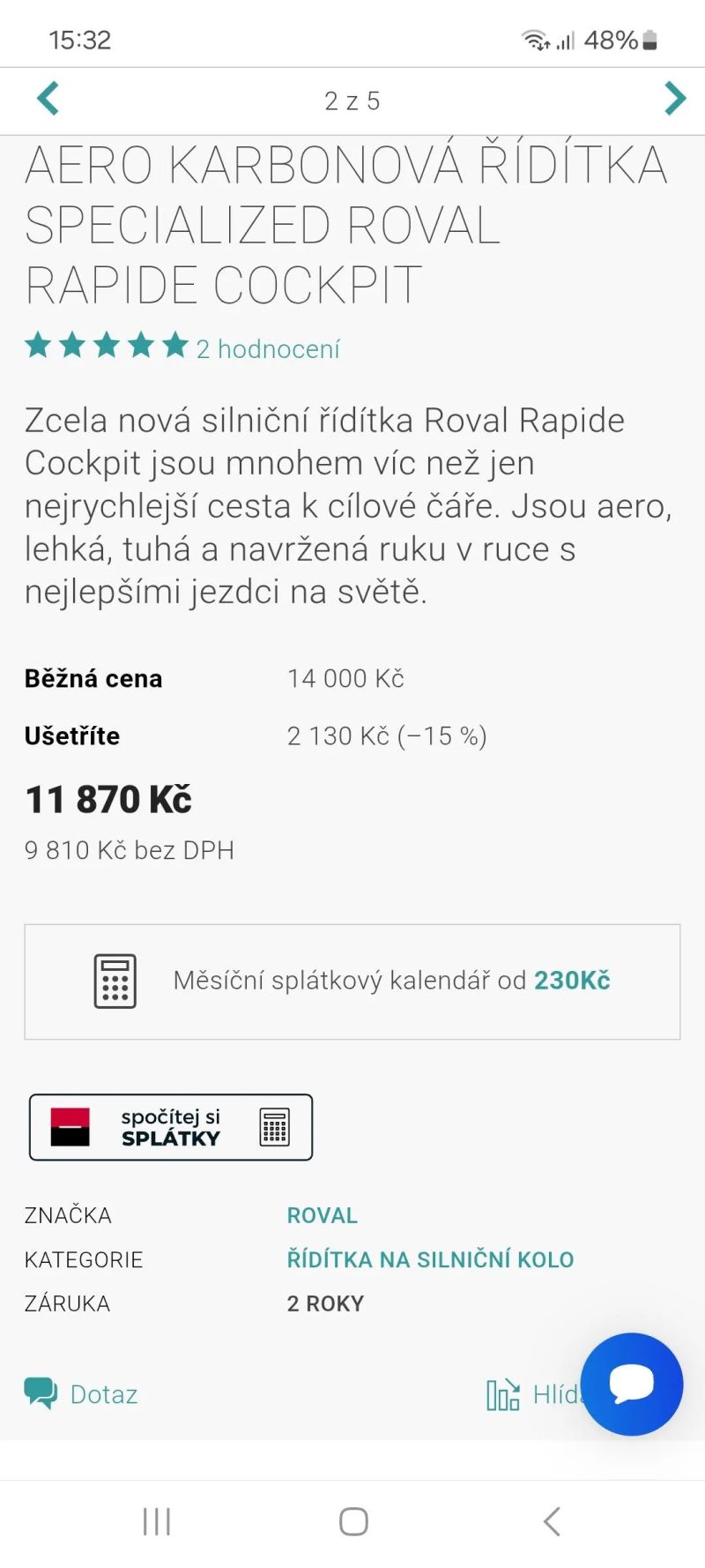 Specialized - Aero Roval Rapide Cockpit