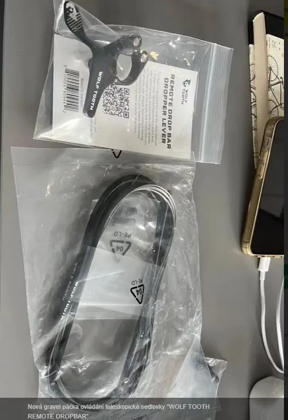 OneUp Components Dropper Post V3 27.2 120 + páčka Wolf Tooth dropbar