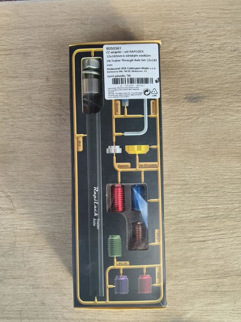 Rapilock Road Disc pevná osa k dětským vozíkům 12x142 mm