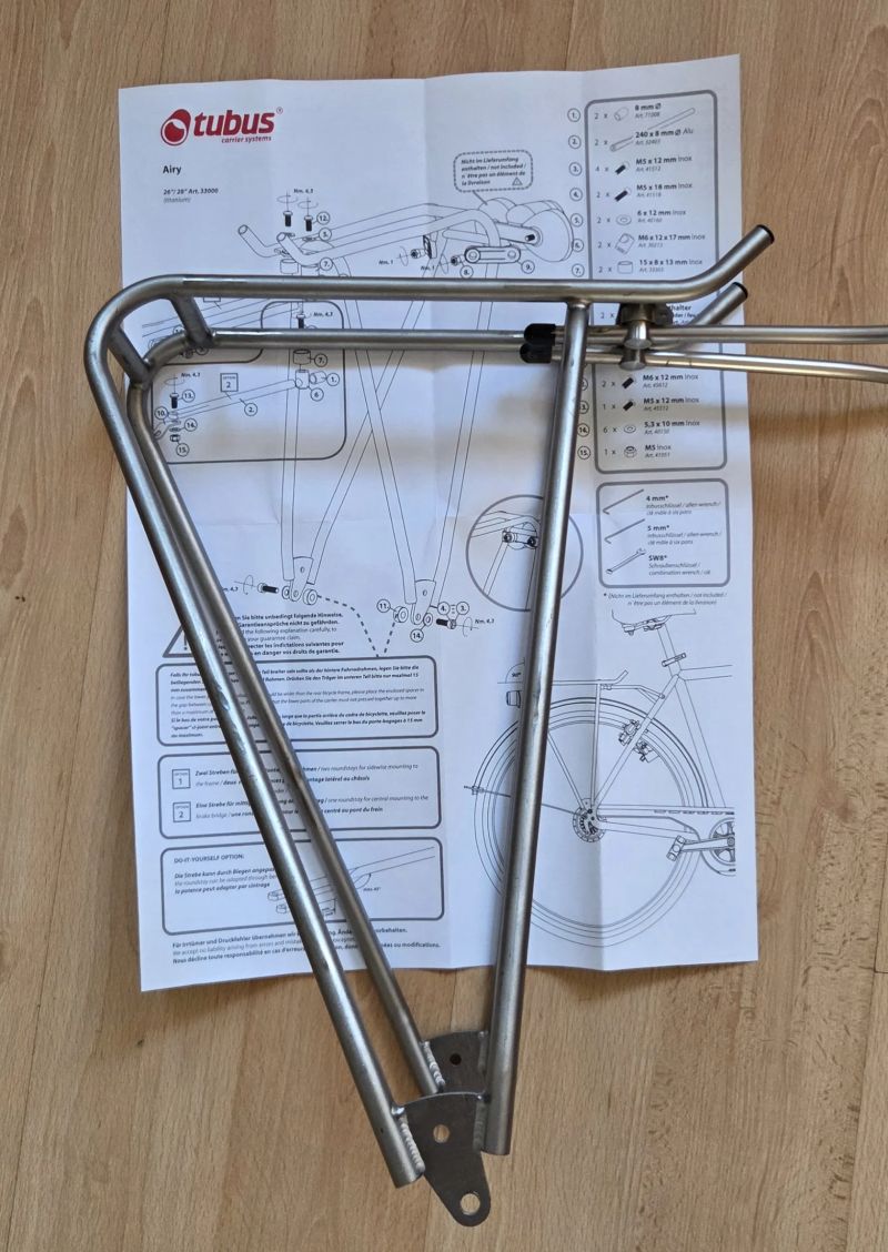 Titanový nosič Tubus Airy 