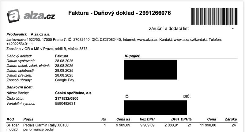 Garmin Rally XC100 nové 18 měsíců záruky