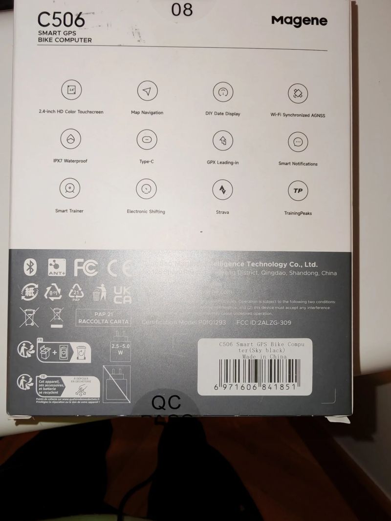 Magene C506 GPS computer 