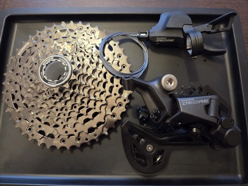 Sada Shimano 10s 11-43T, hazka, řazení 