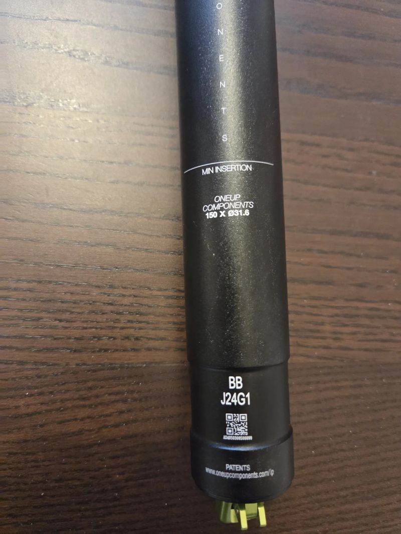 Teleskopicka sedlovka ONEUP 150×31,6