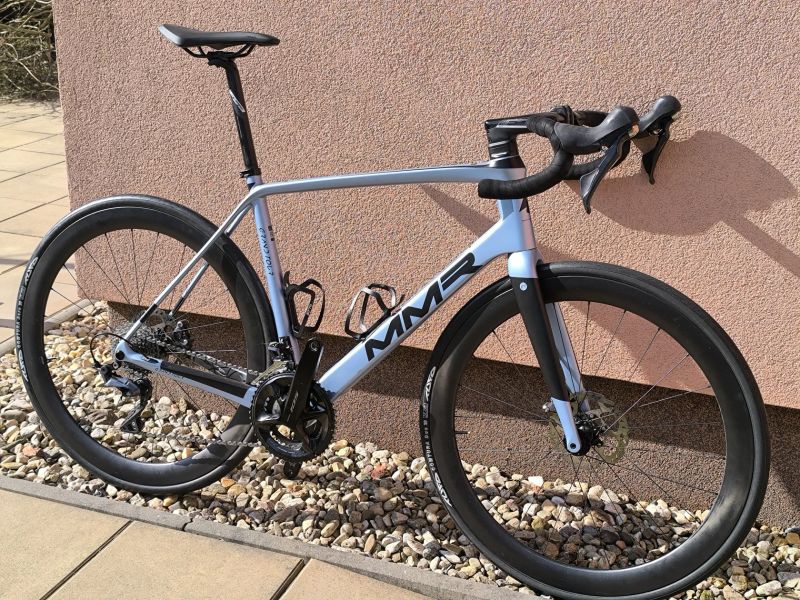 MMR Grand Tour – karbon, Ultegra, nové kliky a převodník 105, karbonová kola 50 mm, cca 181 - 186 cm
