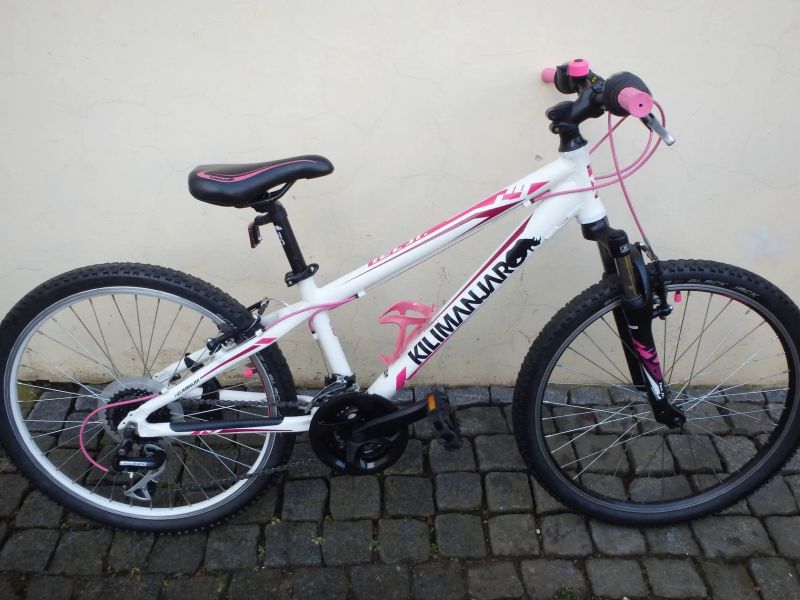 dětské kolo Kilimanjaro Tec Jr. 24, pro děti s výškou 115-155cm+dárek