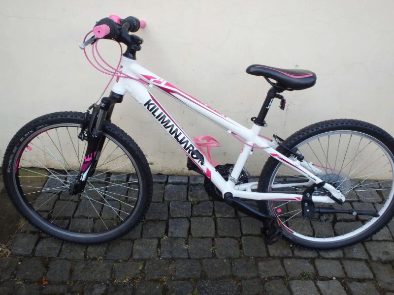 dětské kolo Kilimanjaro Tec Jr. 24, pro děti s výškou 115-155cm+dárek