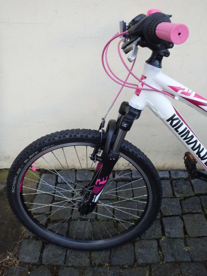 dětské kolo Kilimanjaro Tec Jr. 24, pro děti s výškou 115-155cm+dárek