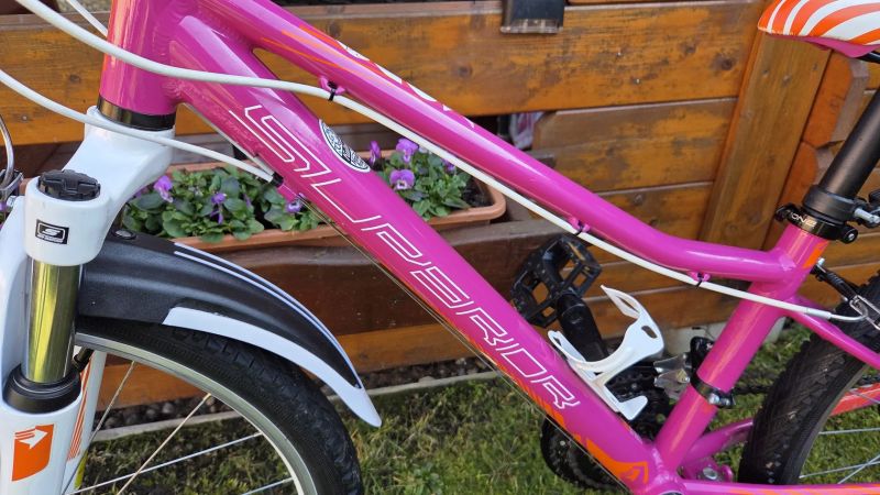 Dětské dívčí horské kolo 24" Superior Modo nevyužité jako NOVÉ.